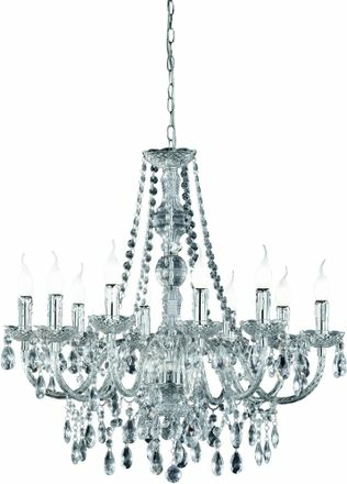 B-Ware Trio International Kronleuchter Deckenlampe Lampe E14 Perdita 10flammig Chrom - 4017807138825