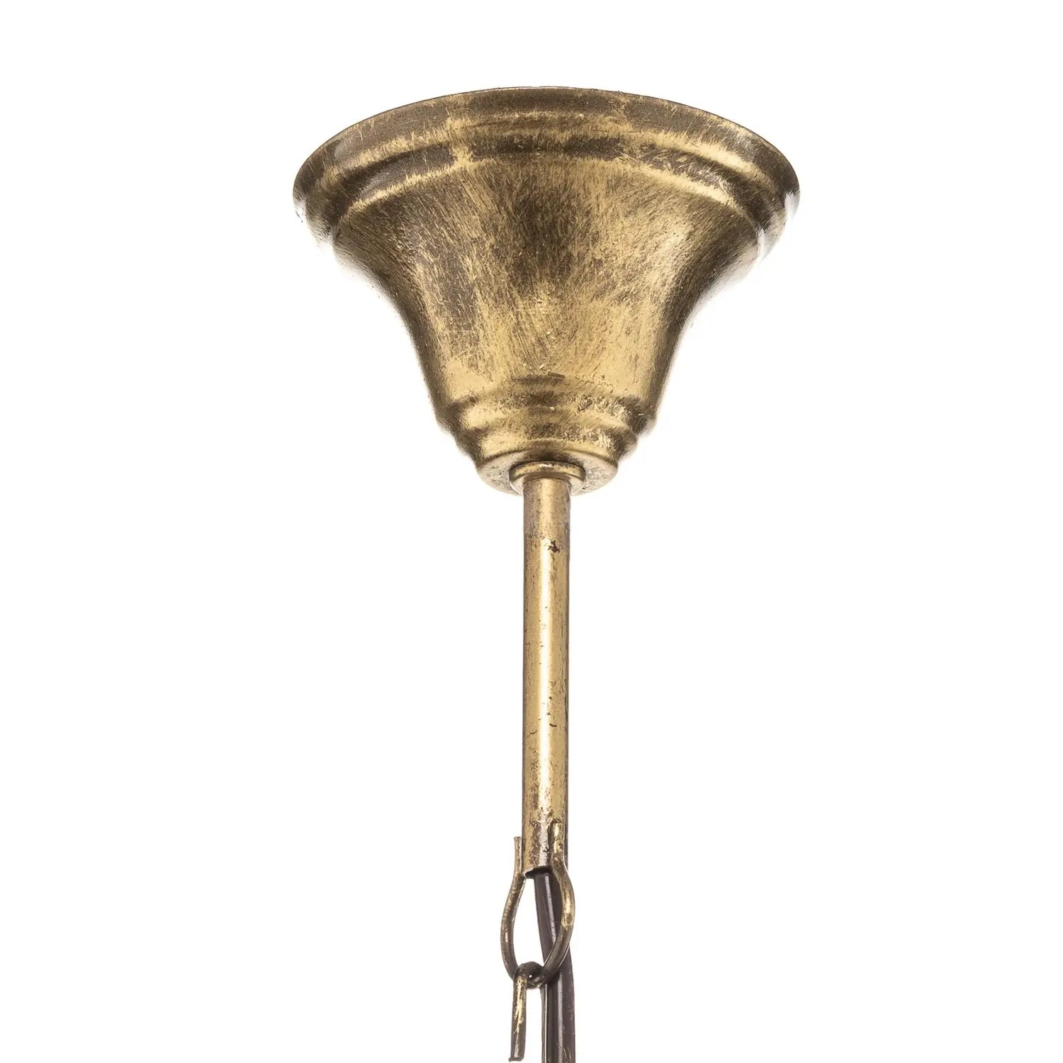 B-Ware Kronleuchter Lampe Tori 6 Leuchter Gold Stahl Sechsflammig Beleuchtung476 - 5901738918320