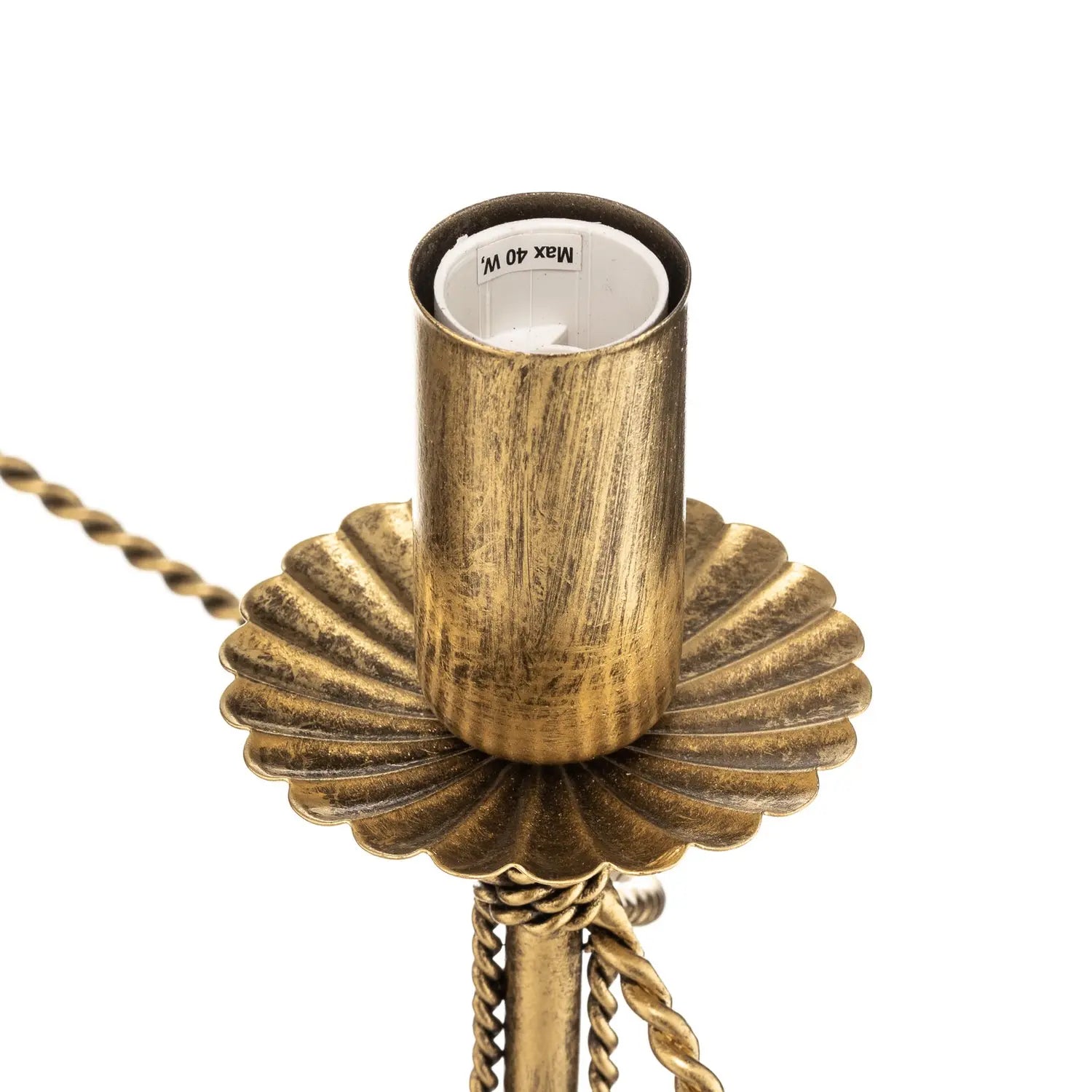 B-Ware Kronleuchter Lampe Tori 6 Leuchter Gold Stahl Sechsflammig Beleuchtung476 - 5901738918320