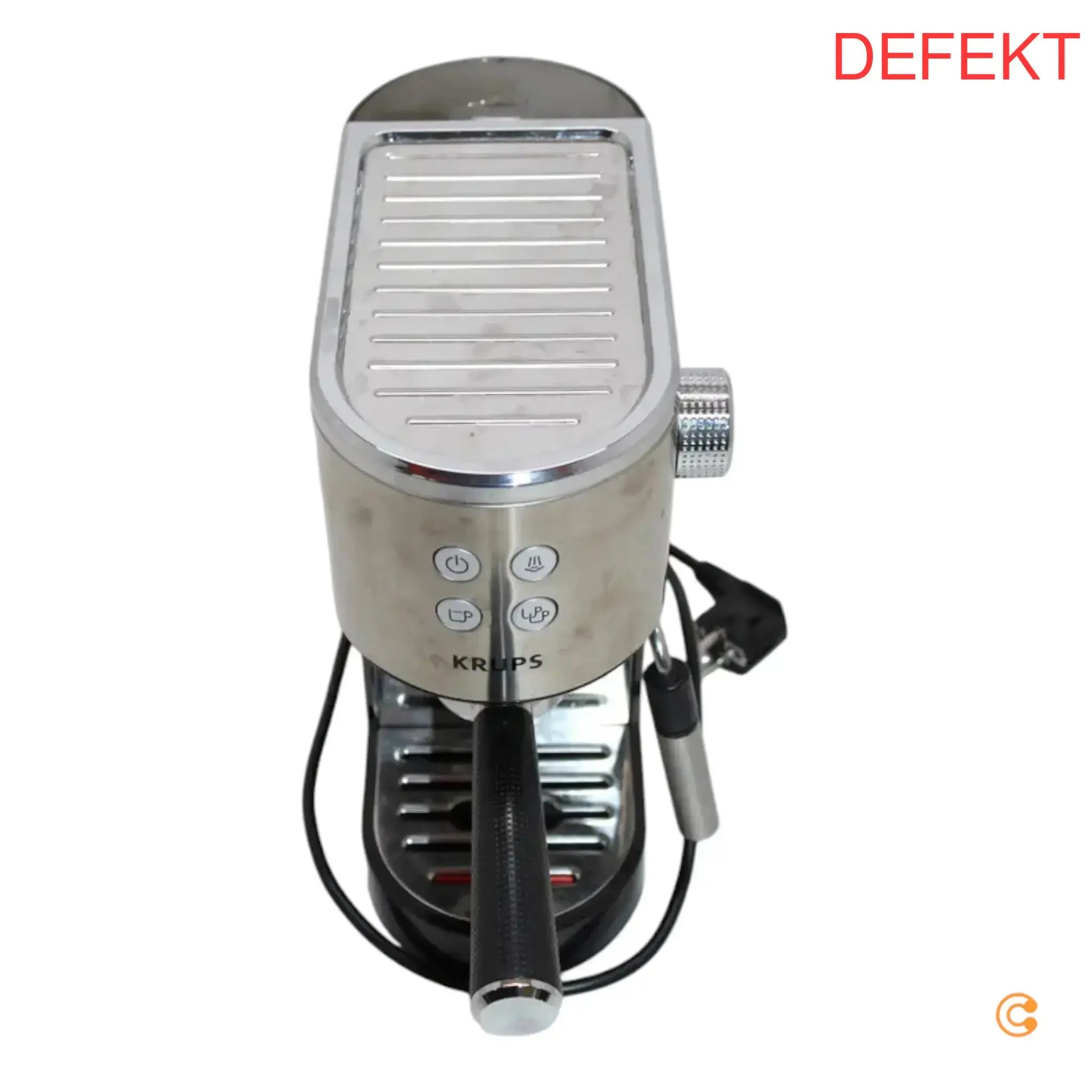 Krups Siebträgermaschine Espressomaschine Espresso Edelstahl Xp441810 Defektware D-Ware - 3016661176449