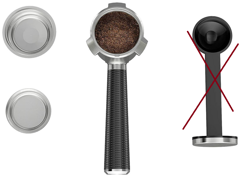 Krups Virtuoso Xp442 C11 Espressomaschine Siebträger Siehe Text/Foto B-Ware - 3016661163913