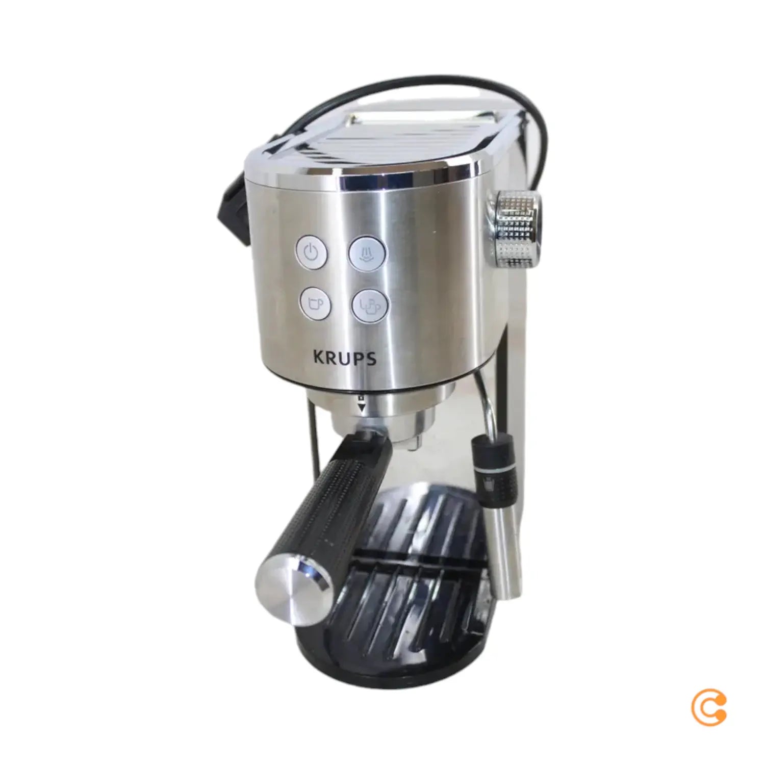 B-Ware Krups Espressomaschine Kaffeemaschine Edelstahl Silber 1 L Siehe Text/Foto - 3016661173493