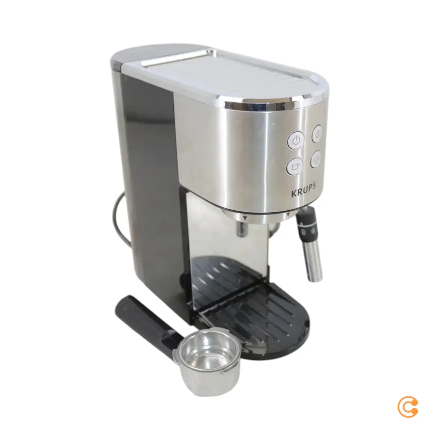 B-Ware Krups Espressomaschine Kaffeemaschine Edelstahl Silber 1 L Siehe Text/Foto - 3016661173493