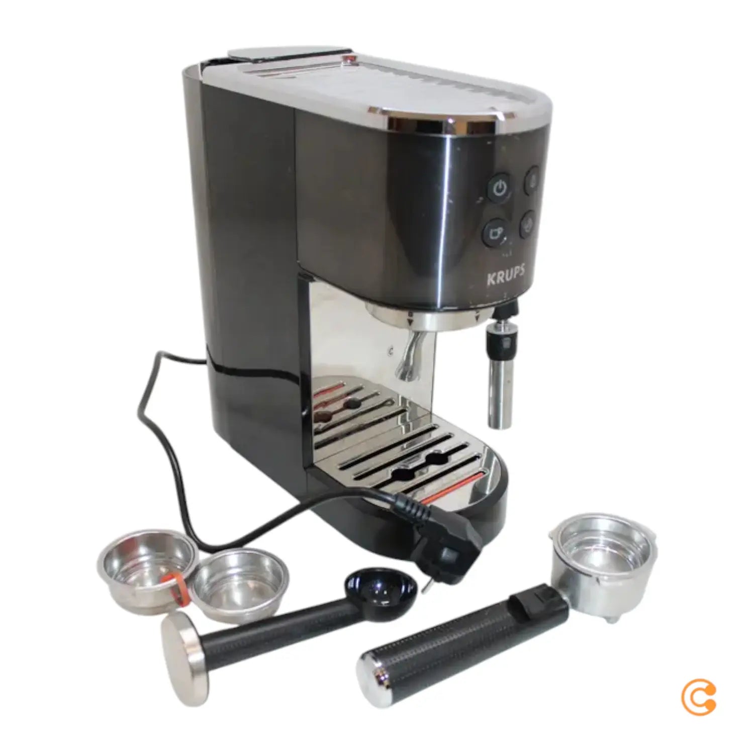 D-Ware Krups Virtuoso Plus Siebträgermaschine Espressomaschine Espresso Siehe Text/F174 - 3016661173509