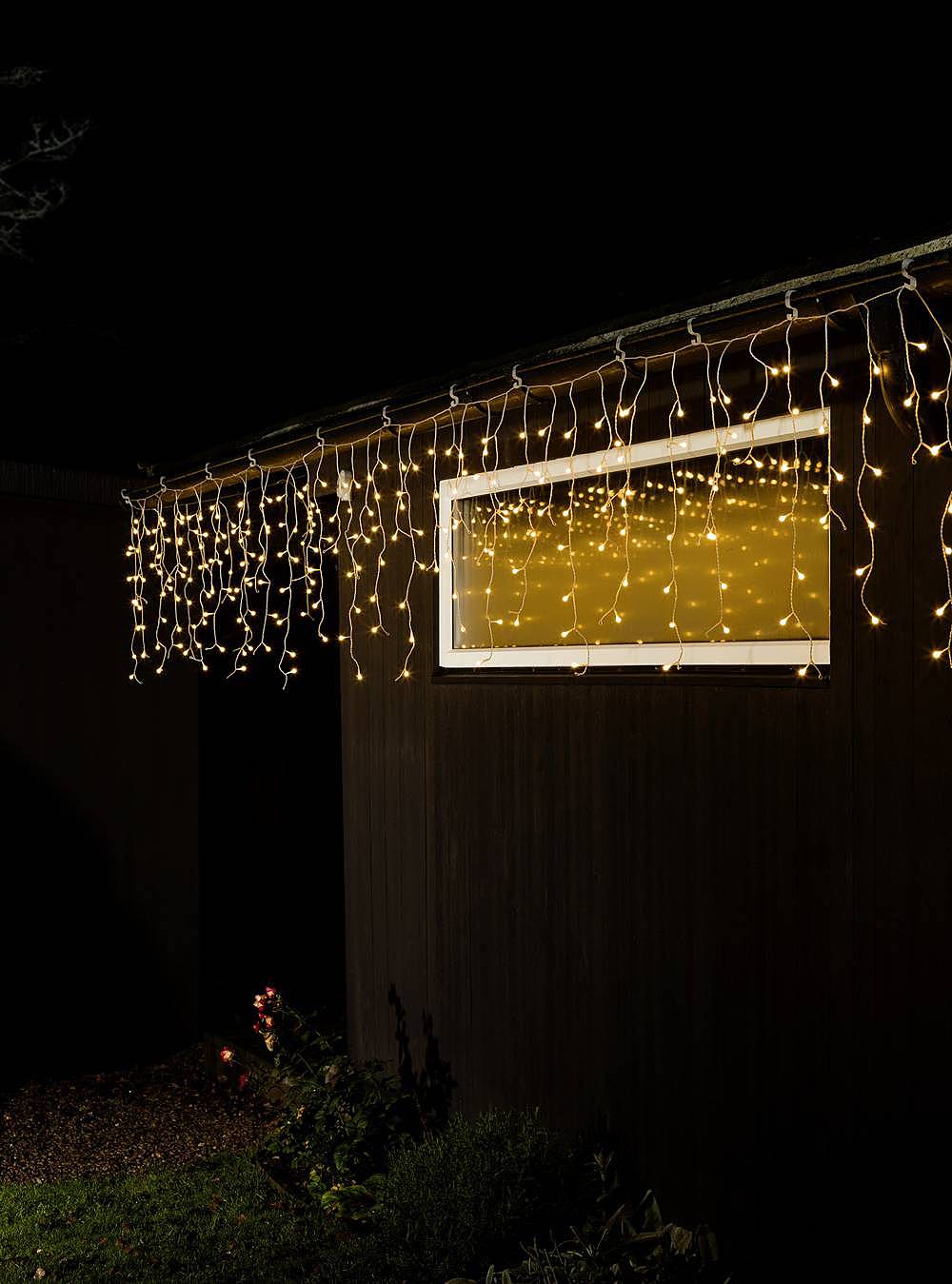 B-Ware Konstsmide 3673 803 Lichtervorhang Eisregen Außen Eek A 24 V 400 Led Lichterkette - 7318306738033