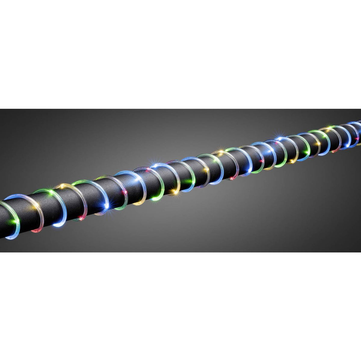 Konstsmide 3773-500 LED-Lichtschlauch Mini inkl. Timer Bunt 5m Länge Außen IP44 - 7318303773501