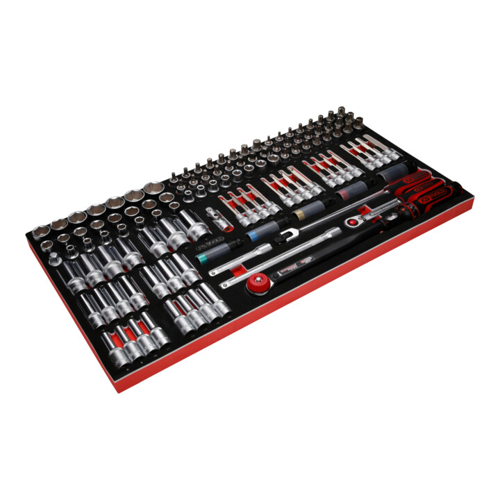 Ks Tools Steckschlüsselsatz Werkzeugsatz 12mm Schaumstoffeinlage 120tlg Set B-Ware - 4042146851319