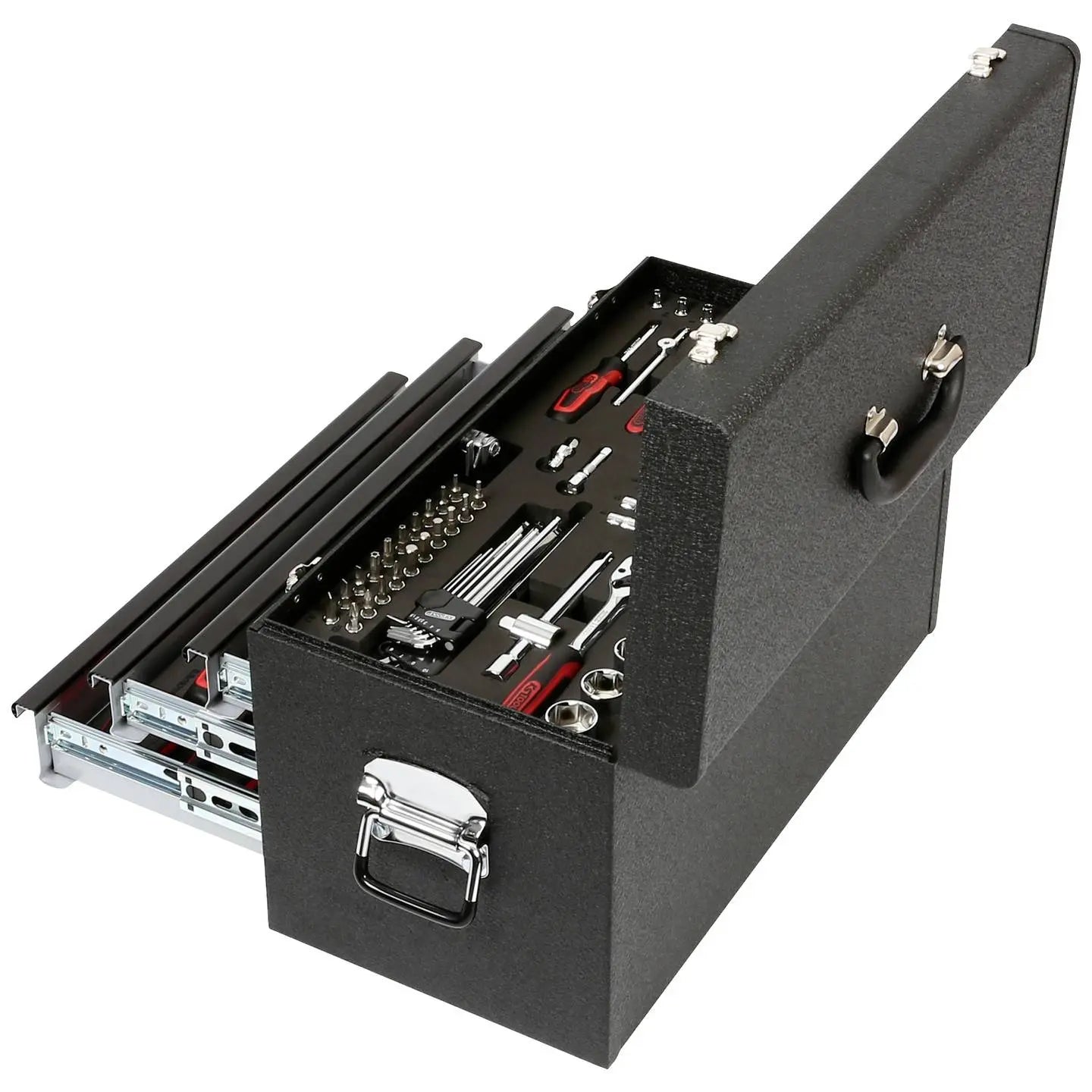 B-Ware Ks Tools Werkzeugsatz Werkzeugkoffer Werkzeugset Chrom Eplus Universal Satz Stahl