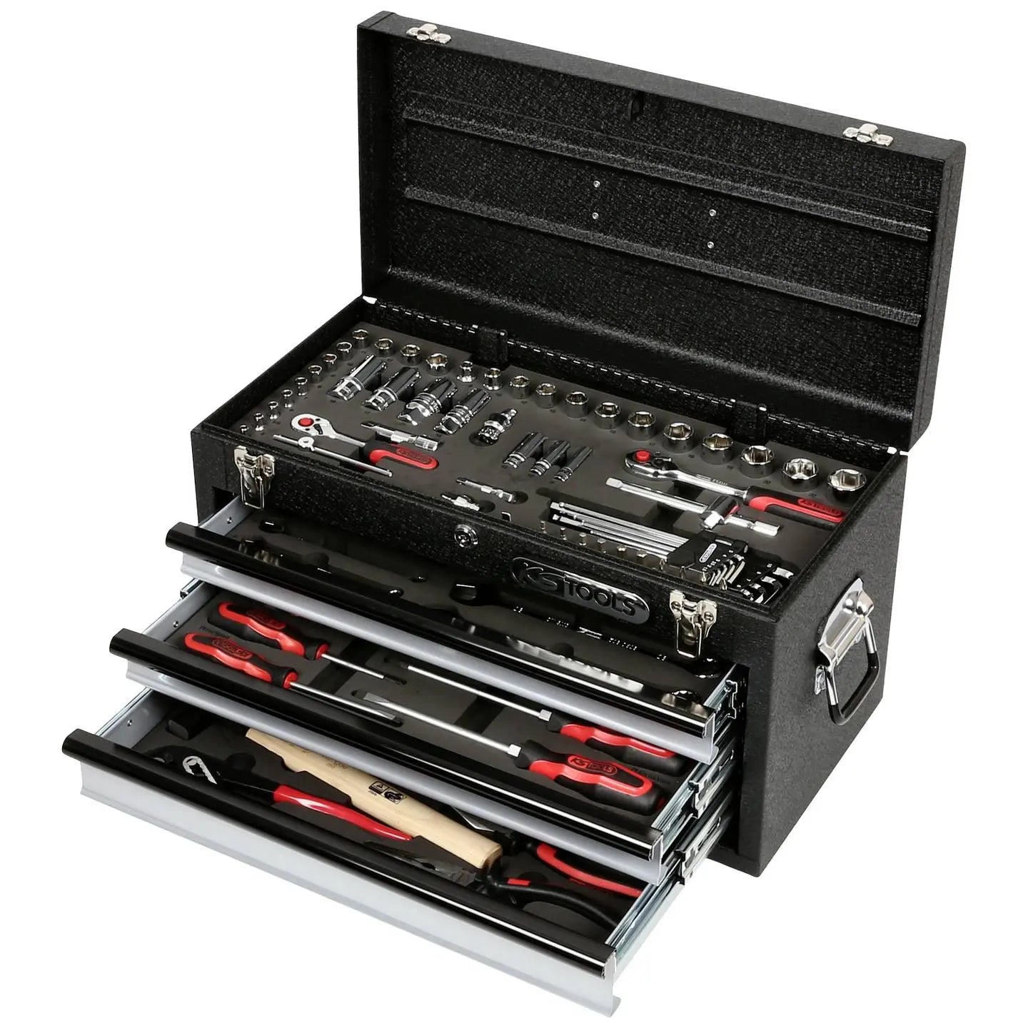B-Ware Ks Tools Werkzeugsatz Werkzeugkoffer Werkzeugset Chrom Eplus Universal Satz Stahl