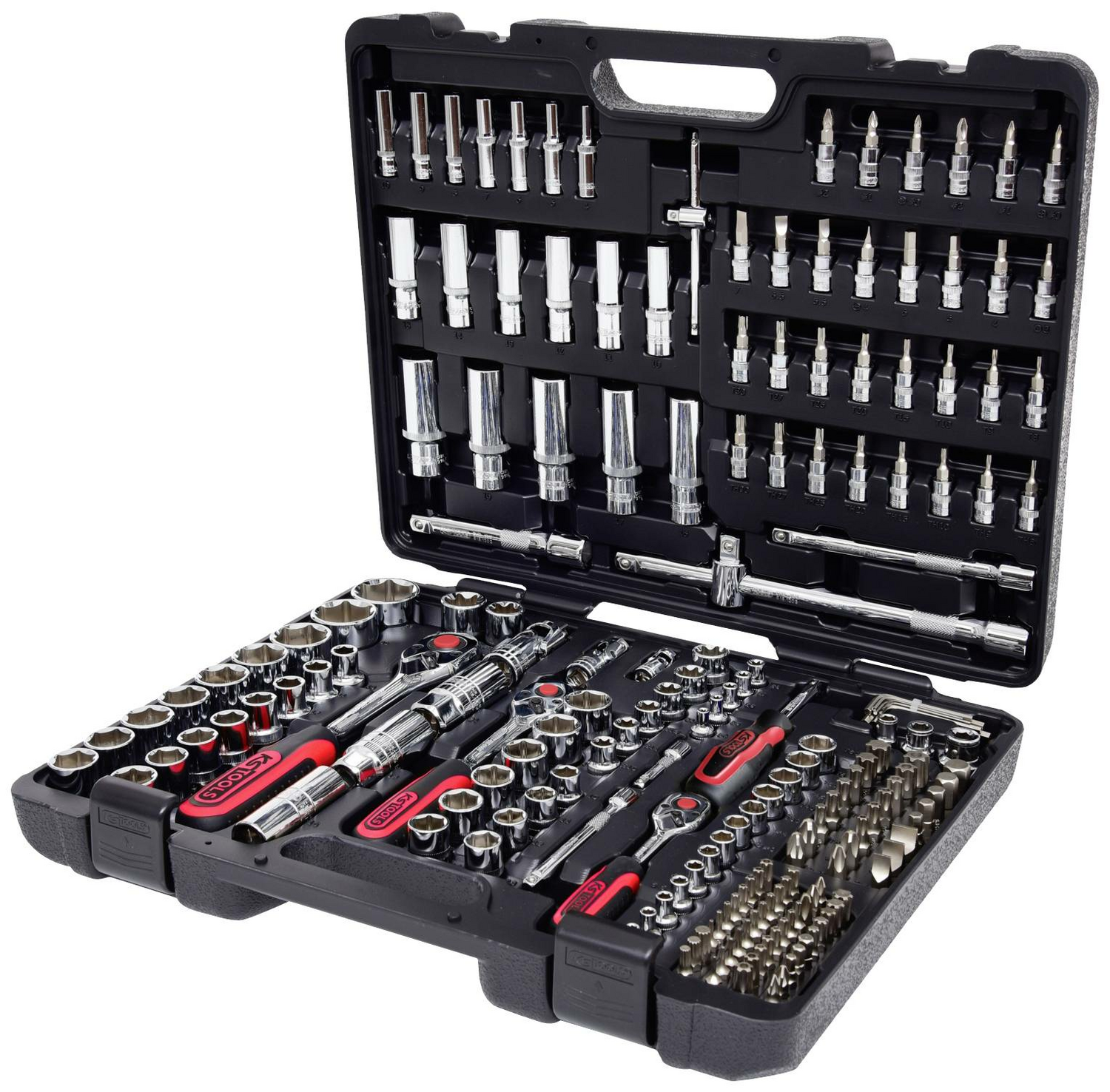 B-Ware Ks Tools Steckschlüsselsatz 1/4"+3/8"+1/2" Chrom Eplus Steckschlüssel Satz 195tlg - 4042146693513