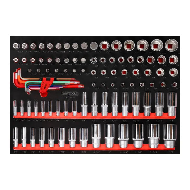 B-Ware Ks Tools Steckschlüsselsatz Nusskasten Zoll Schaumstoffeinlage 99 Tlg Satz - 4042146851289
