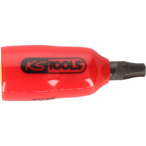 B-Ware KS Tools 117.2476 1/4" Bit-Stecknuss Einsatz Torx-Schrauben T27 Schutzisolierung
