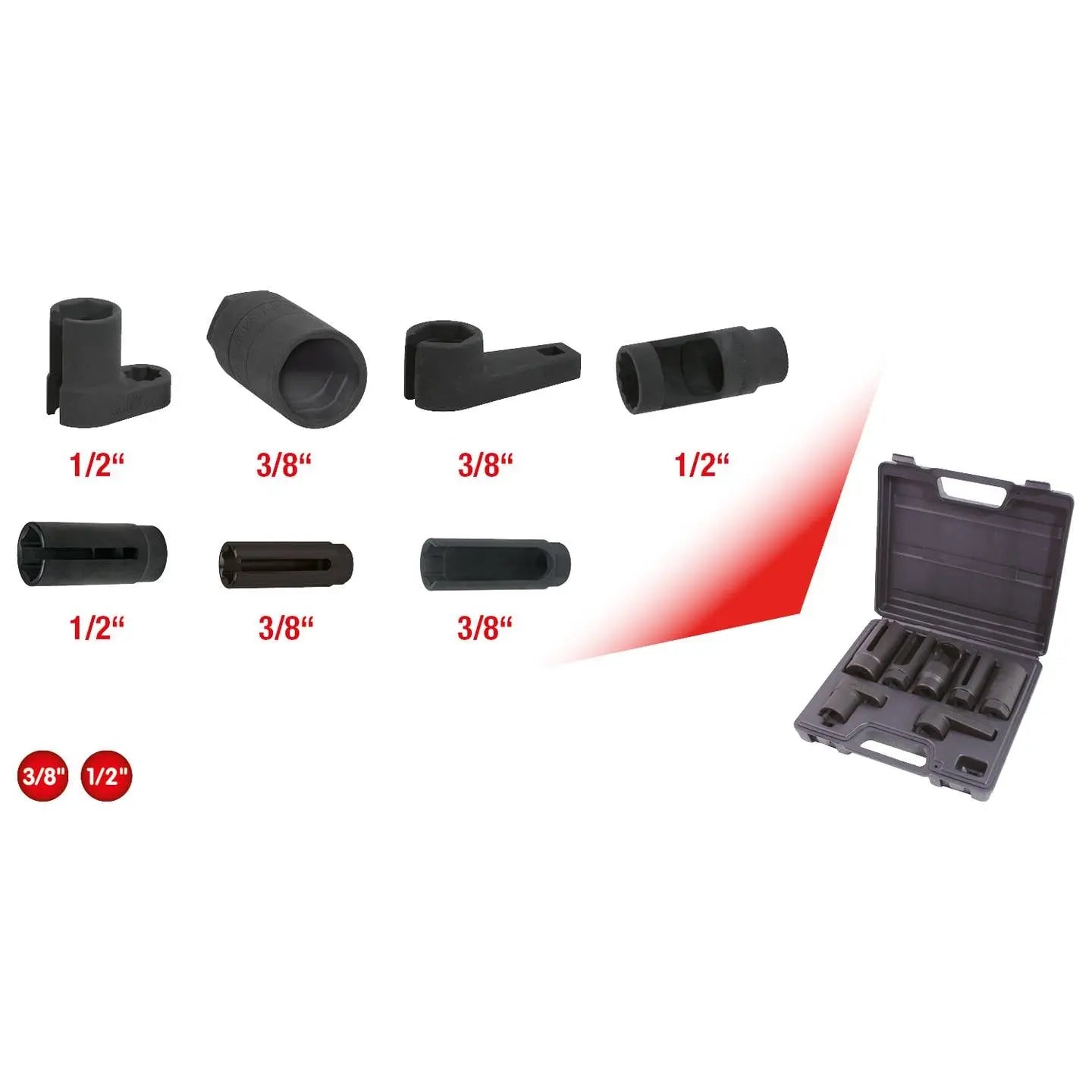 B-Ware Ks Tools Stecknuss Satz Nuss Set Sensoren Werkzeug Chrom Molybdän - 4042146211045