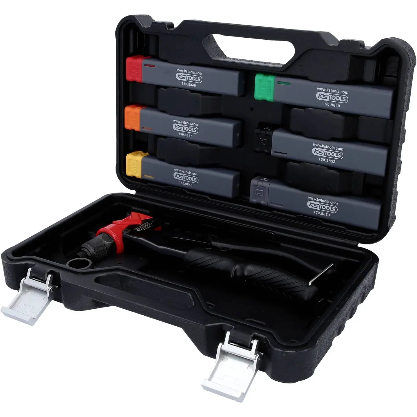B-Ware Ks Tools Handnietzange Nietzange Set 3in1 Blindnietzange Nietmuttern 12 Teilig - 4042146884799