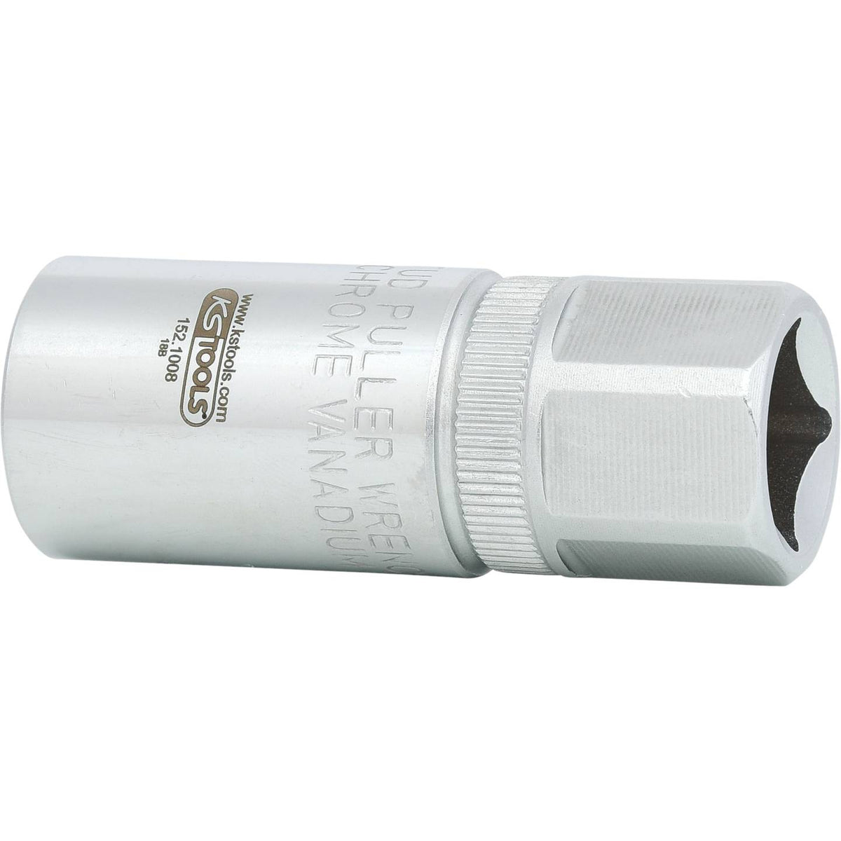 KS Tools Stehbolzenausdreher Werkzeug M8 Außensechskant 21mm Chrom 2 STÜCK - 4042146024522
