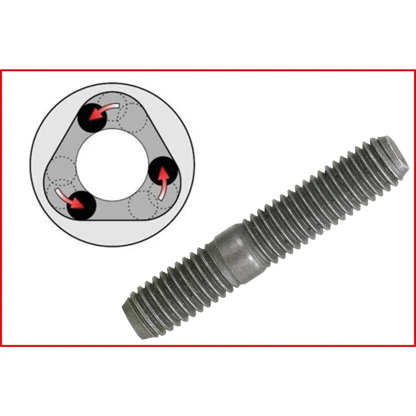B-Ware Ks Tools Stehbolzenausdreher Ausdreher Schraubenausdreher Chrom Vanadium 2 Stück - 4042146024539