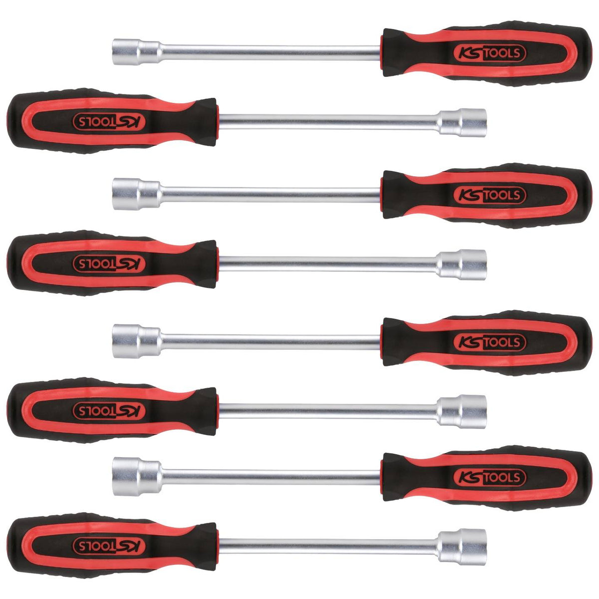 KS Tools Schraubendreher Set Werkzeug Set Chrom Vanadium ergonomisch 8 Teile - 4042146214695