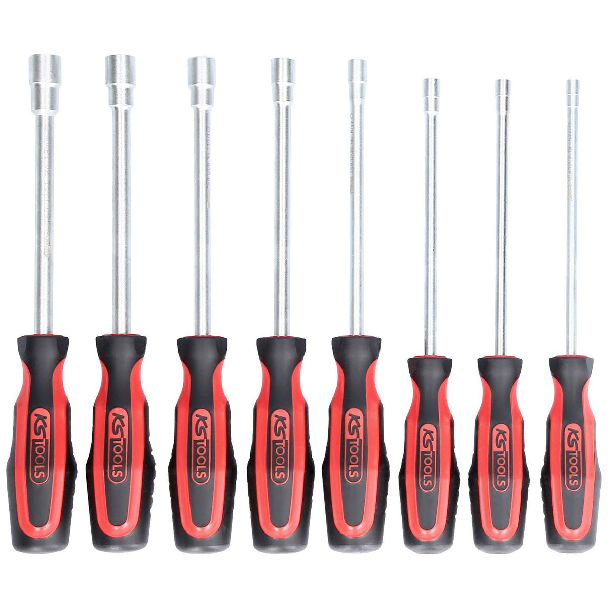 KS Tools Schraubendreher Set Werkzeug Set Chrom Vanadium ergonomisch 8 Teile - 4042146214695