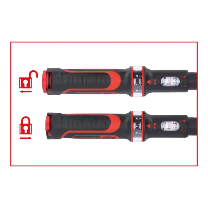 B-Ware Ks Tools Drehmomentschlüssel Ratsche Drehknarre Ergotorque Präzision 3/8" 10 50 N