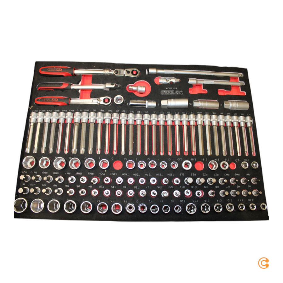 Ks Tools Steckschlüsselsatz Werkzeugset Ratsche 3/8 Siehe Text/Foto B-Ware - 4042146851807
