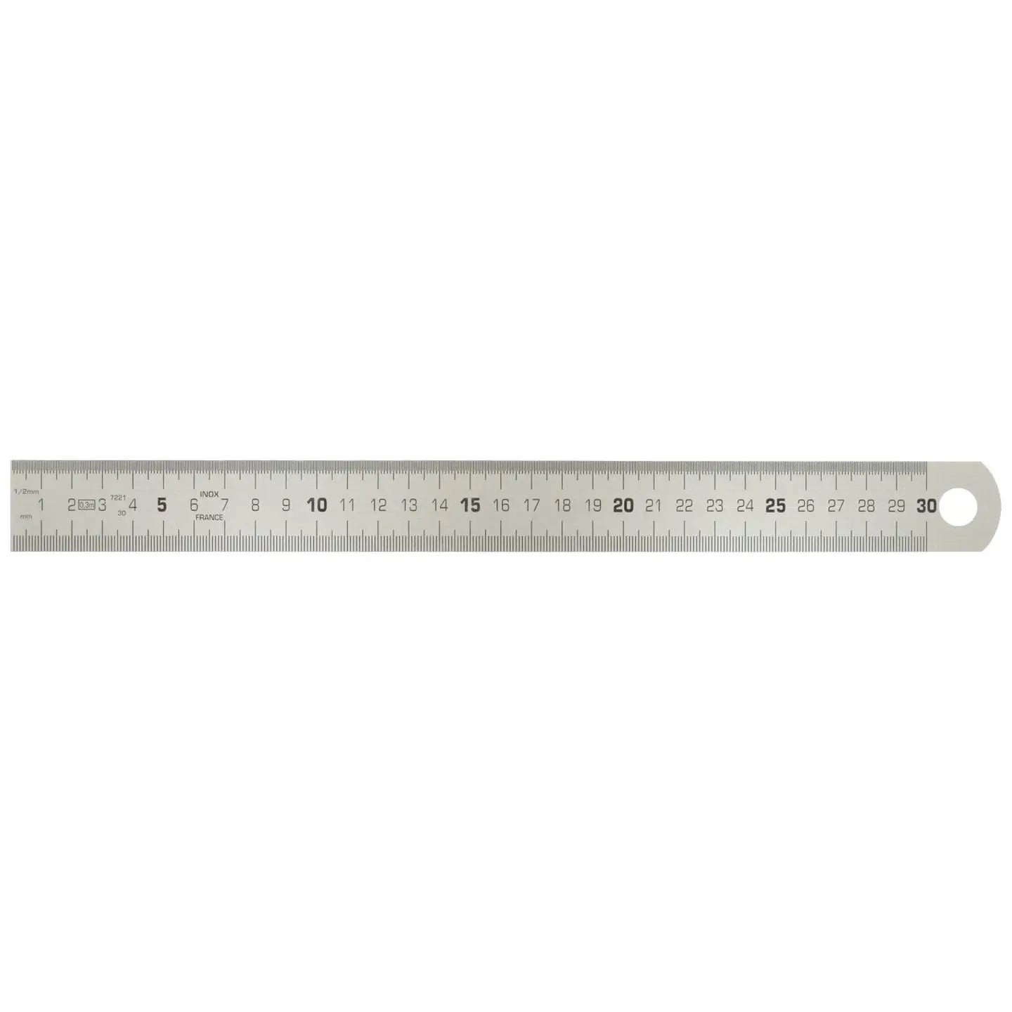 B-Ware Ks Tools Maßstab Lineal Federstahl Messstab Gravur Schwarz Matt 3000117 - 4042146332627