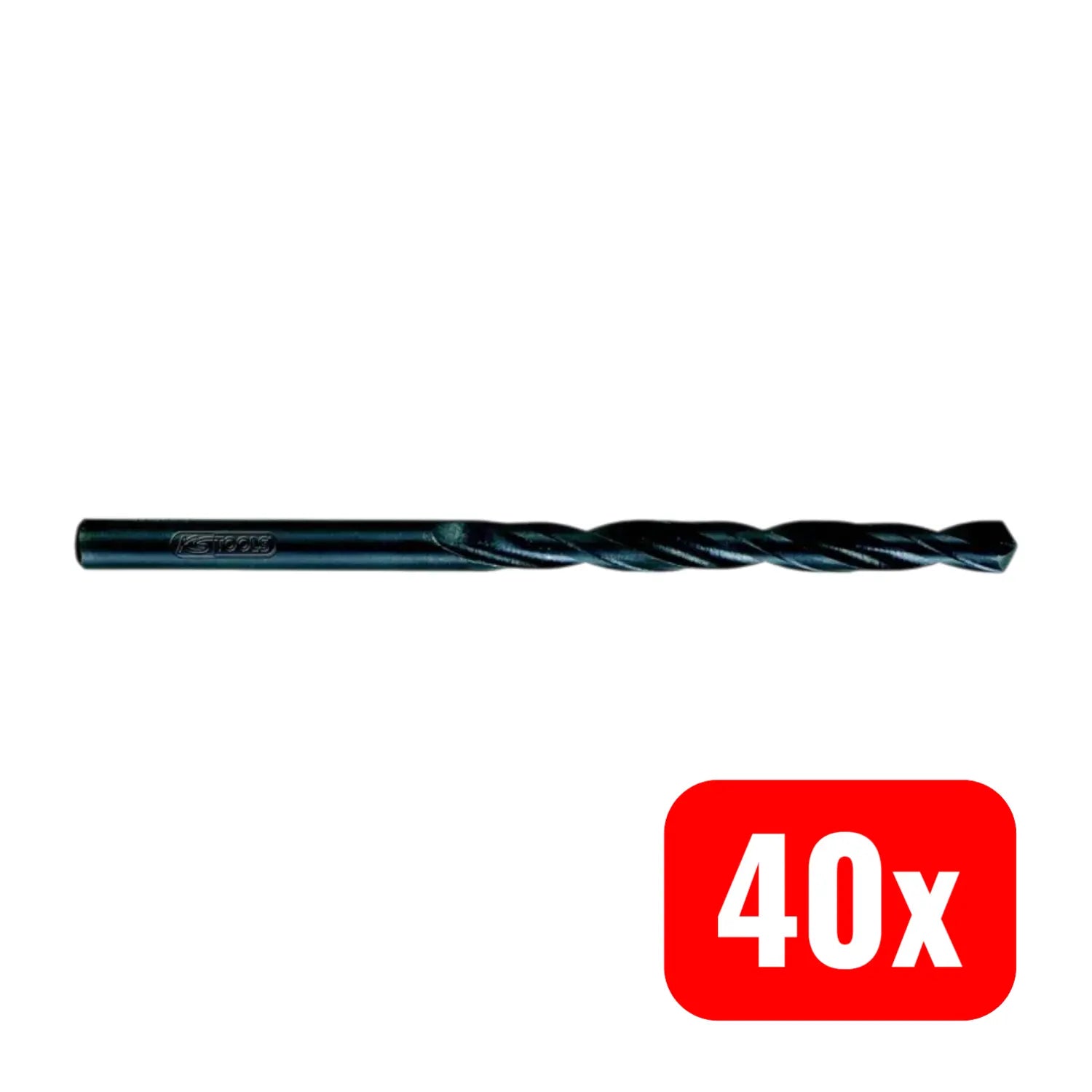 B-Ware Ks Tools Metallbohrer Set Spiralbohrer 3301099 Hss R Stahlbohrer 9,9 Mm 40 Stück - 4042146338117