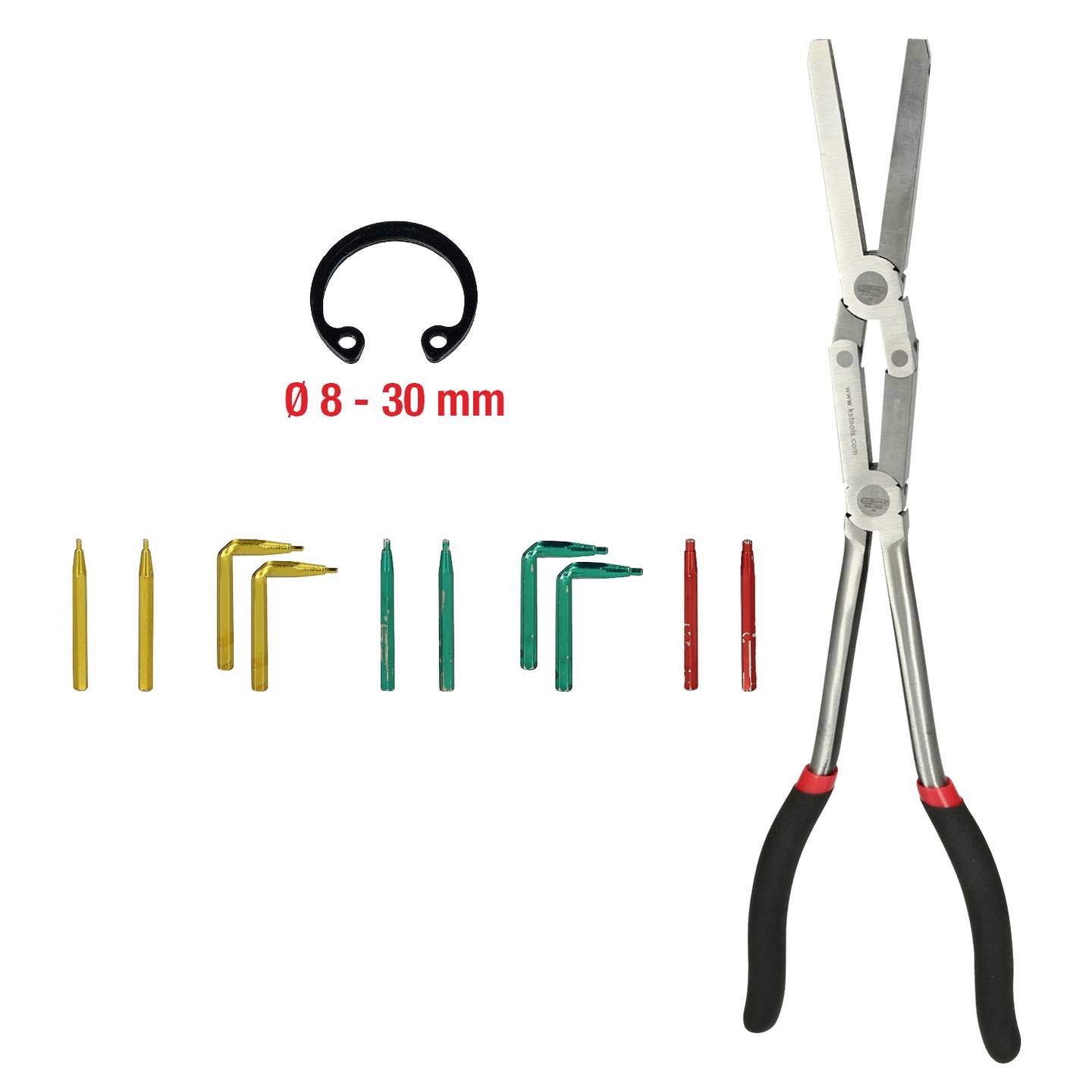KS Tools Seegeringzange 5007035 Sprengringzange Innensicherungsringe Stahl - 4042146746554