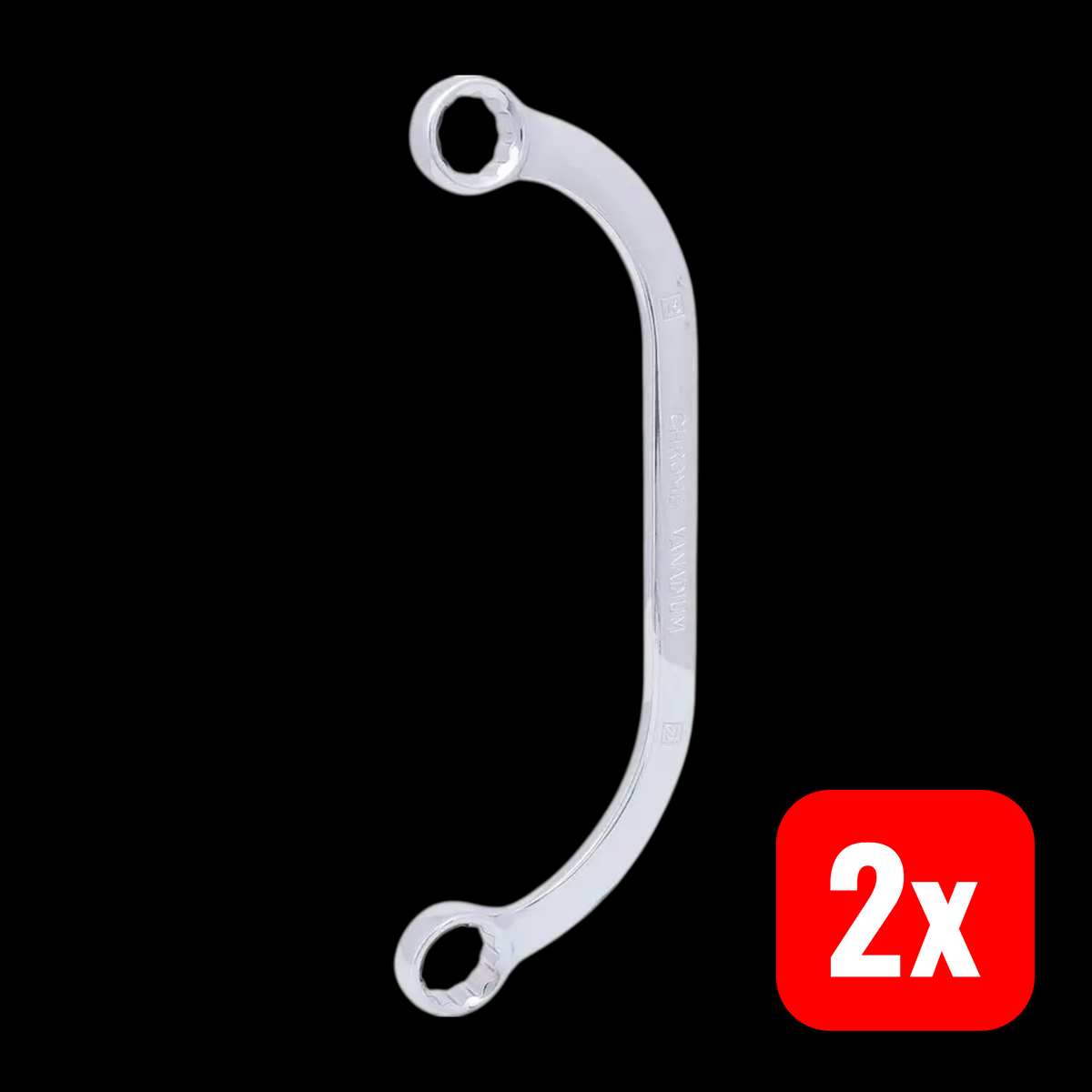 KS Tools Doppelringschlüssel Ringschlüssel metrisch SW 16 - 18 mm 2 STÜCK - 4042146112342