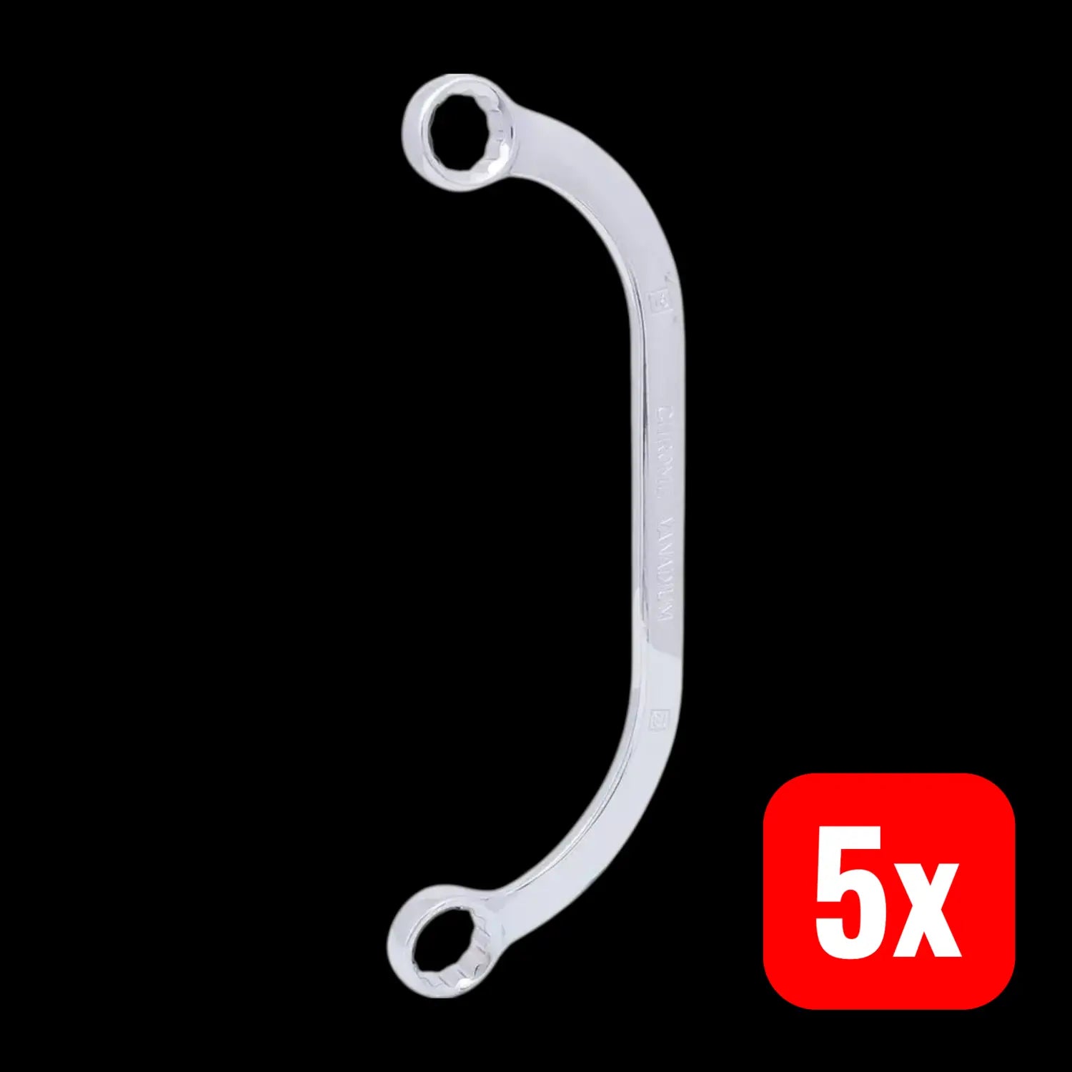 B-Ware Ks Tools Doppelringschlüssel Ringschlüssel Metrisch Sw 16   18 Mm 5 Stück - 4042146112342