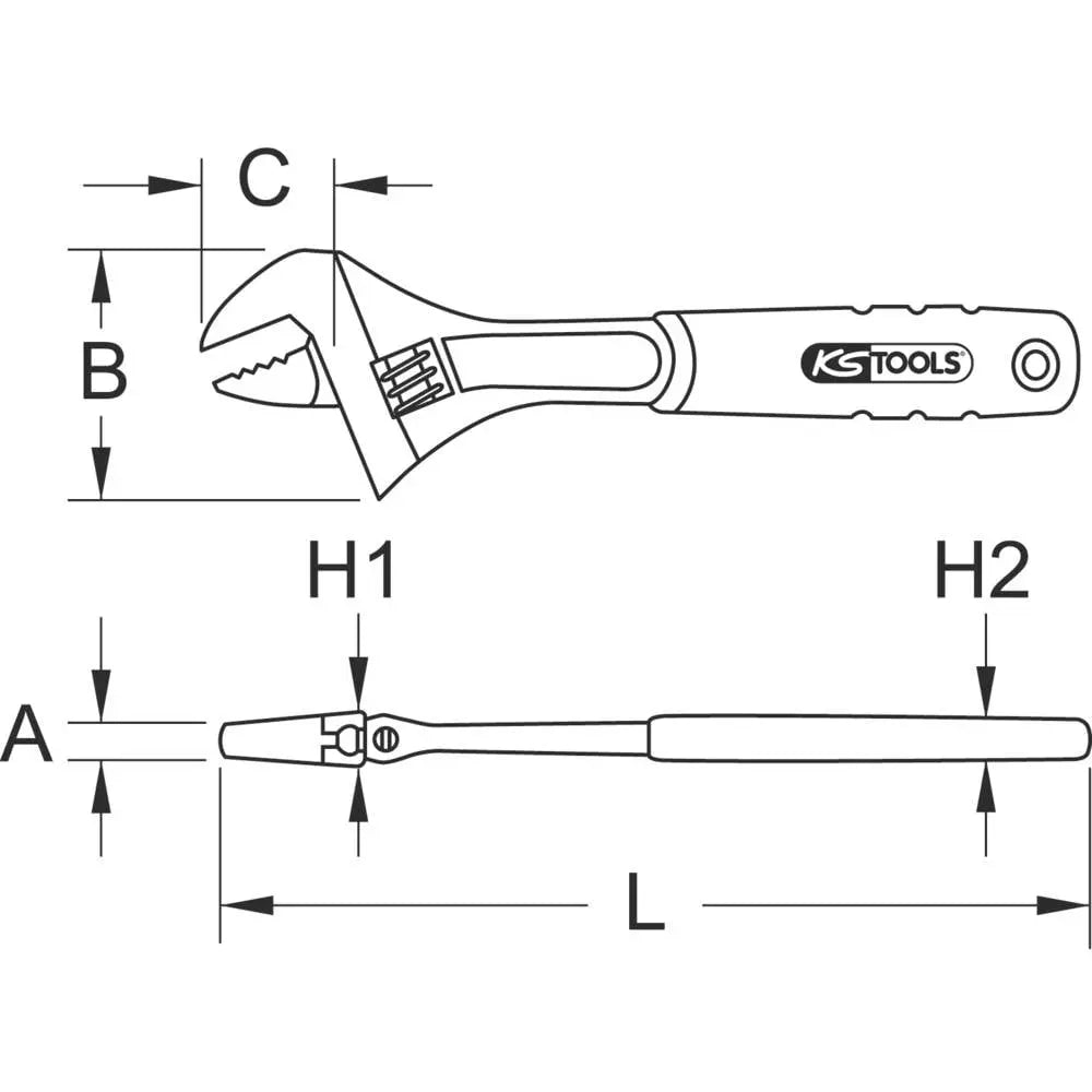 B-Ware Ks Tools Rollgabelschlüssel Schraubenschlüssel 28mm Chrom Vanadium Stahl 5770251 - 4042146175958