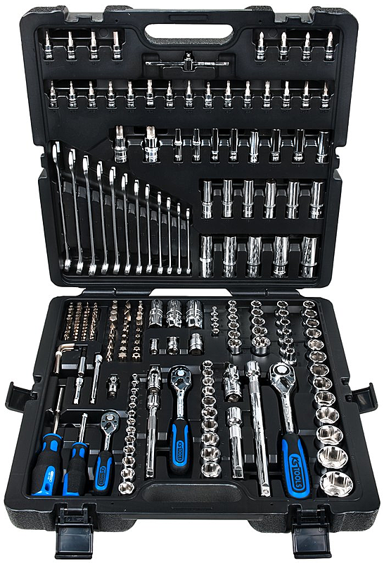 B-Ware Ks Tools 918.0216 1/4" + 3/8" + 1/2" Chrom Eplus Steckschlüssel Satz 216 Tlg. - 4042146693520