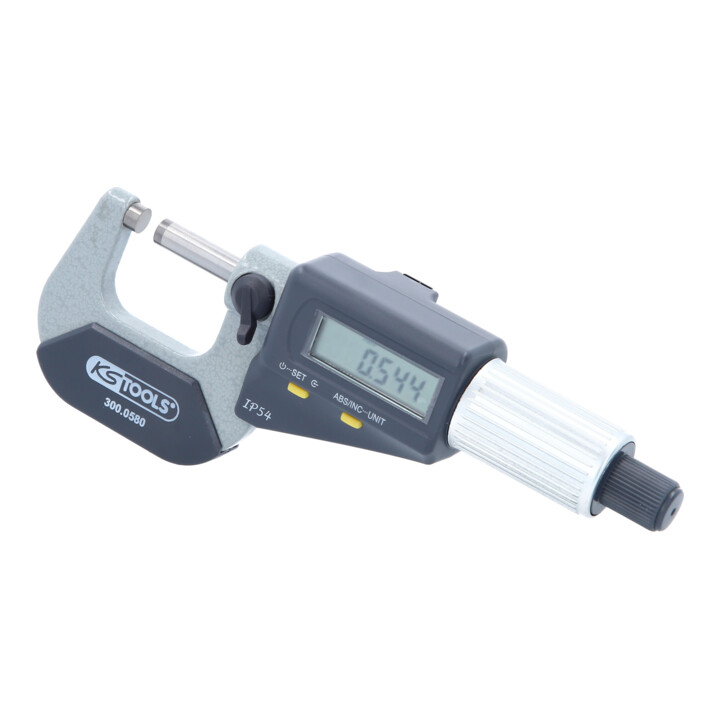 Ks Tools Bügelmessschraube Mikrometer Digital 0 25 Mm Ip54 Lcd Din 863  B-Ware - 4042146544211