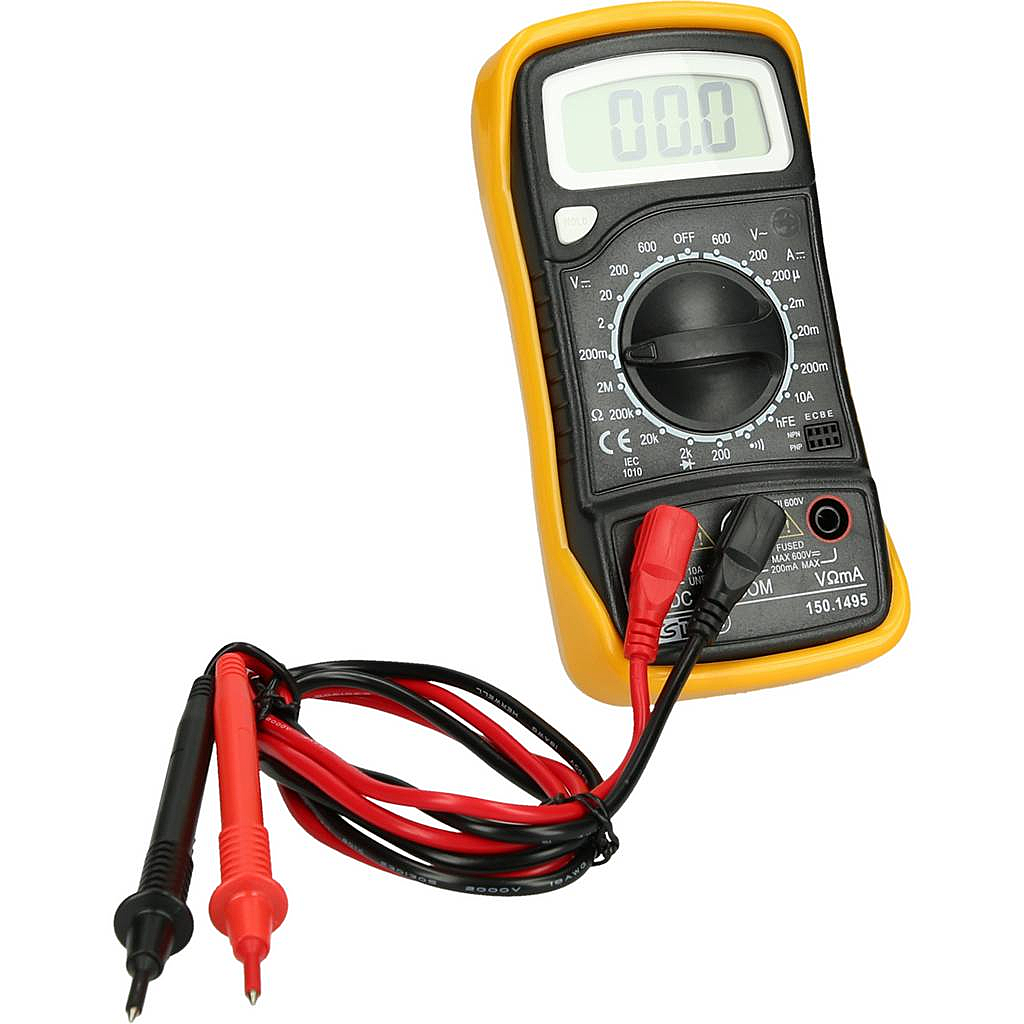 B-Ware Ks Tools Digital Multimeter Inkl. Prüfspitzen 200   600 V Werkzeug Messtechnik - 4042146485873