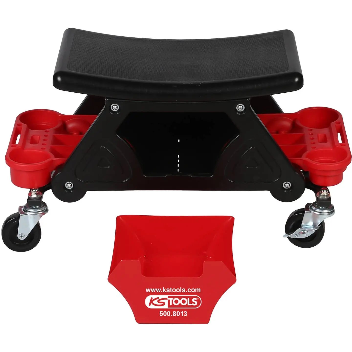 B-Ware Ks Tools Hocker Sitz Fahrbarer Werkstatthocker Rollhocker Abwaschbar Kunststoff - 4042146871430