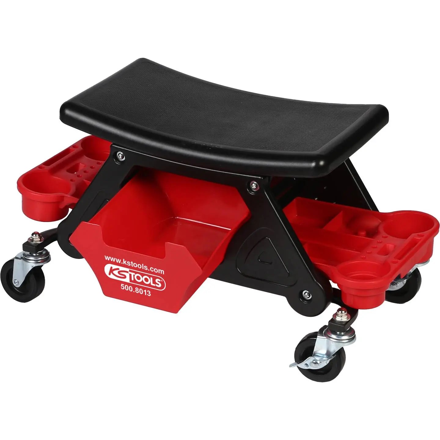 B-Ware Ks Tools Hocker Sitz Fahrbarer Werkstatthocker Rollhocker Abwaschbar Kunststoff - 4042146871430
