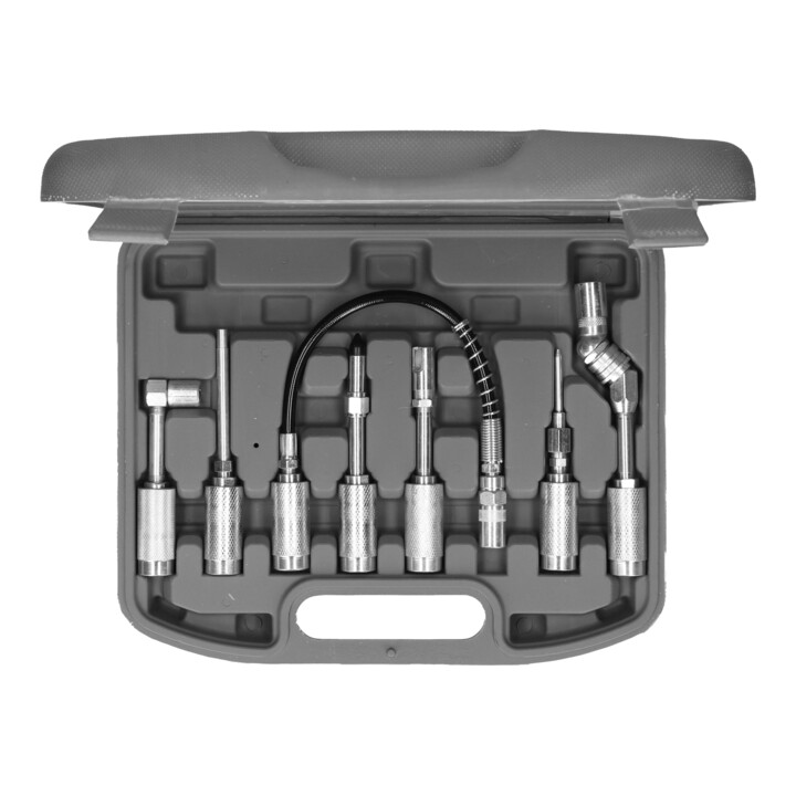 Ks Tools Fettpressen Adapter Satz Schmiermittel Aufsatz Fettpresse 7 Teilig Set B-Ware - 4042146430316