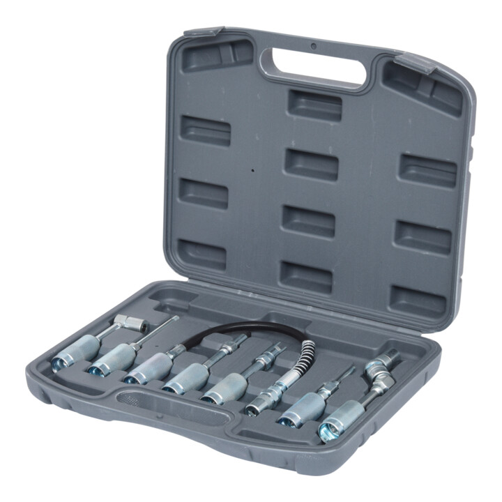 Ks Tools Fettpressen Adapter Satz Schmiermittel Aufsatz Fettpresse 7 Teilig Set B-Ware - 4042146430316