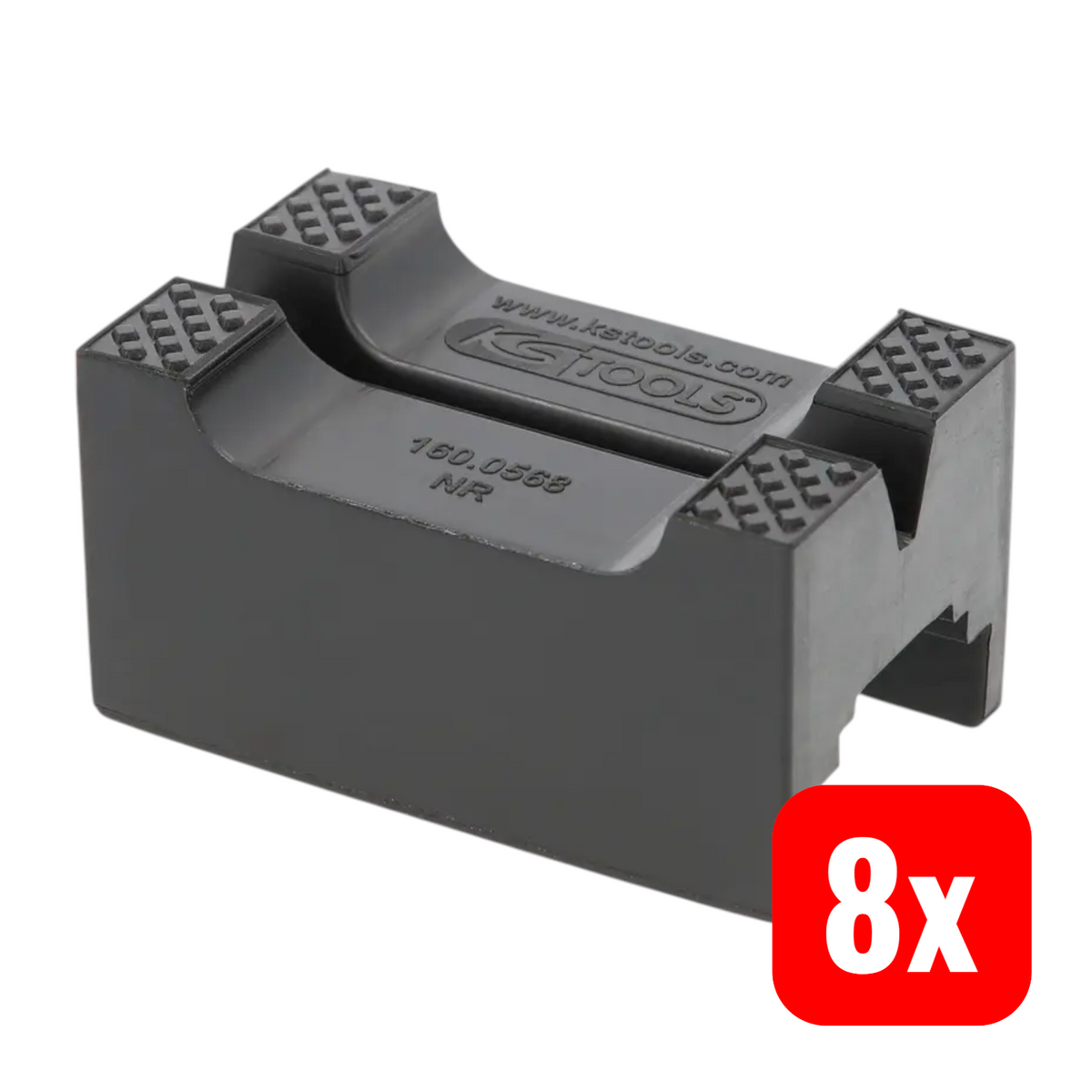 KS Tools Gummiauflage 35 Auflage Unterstellböcke Schweller Vollgummi 8 STÜCK - 4042146977392