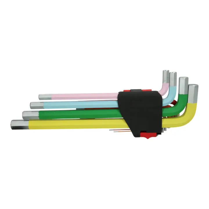 B-Ware Ks Tools Winkelschlüsselsatz Innensechskant Set Extra Lang Farbcodiert 14 Teilig - 4042146792087