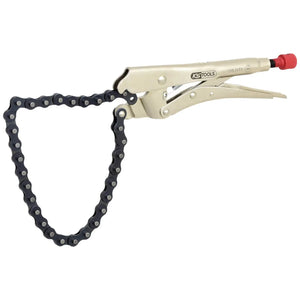 B-Ware Ks Tools Gripzange Kettenzange Greifer 220mm Feststeller Lösehebel Einstellrad