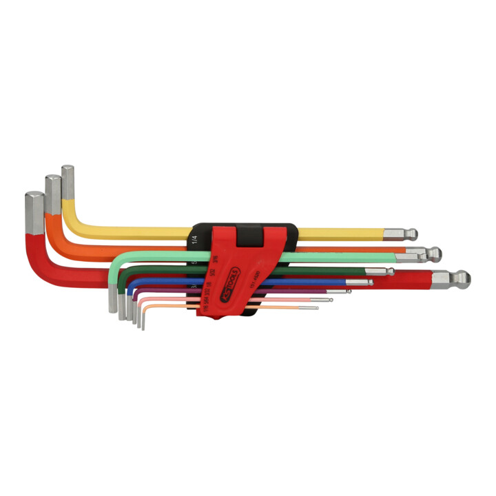 B-Ware Ks Tools Kugelkopf Innensechskant Winkelschlüssel Satz Extra Lang 9 Tlg 3 Stück - 4042146792216