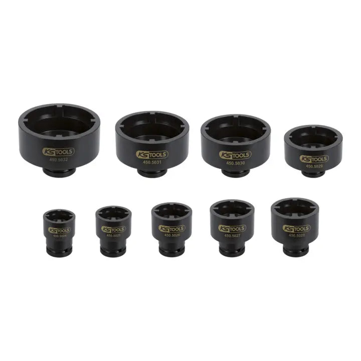 B-Ware Ks Tools Nutmutternschlüssel Set Schlüssel Satz Kugellagermutter Innen 9 Teilig - 4042146412589