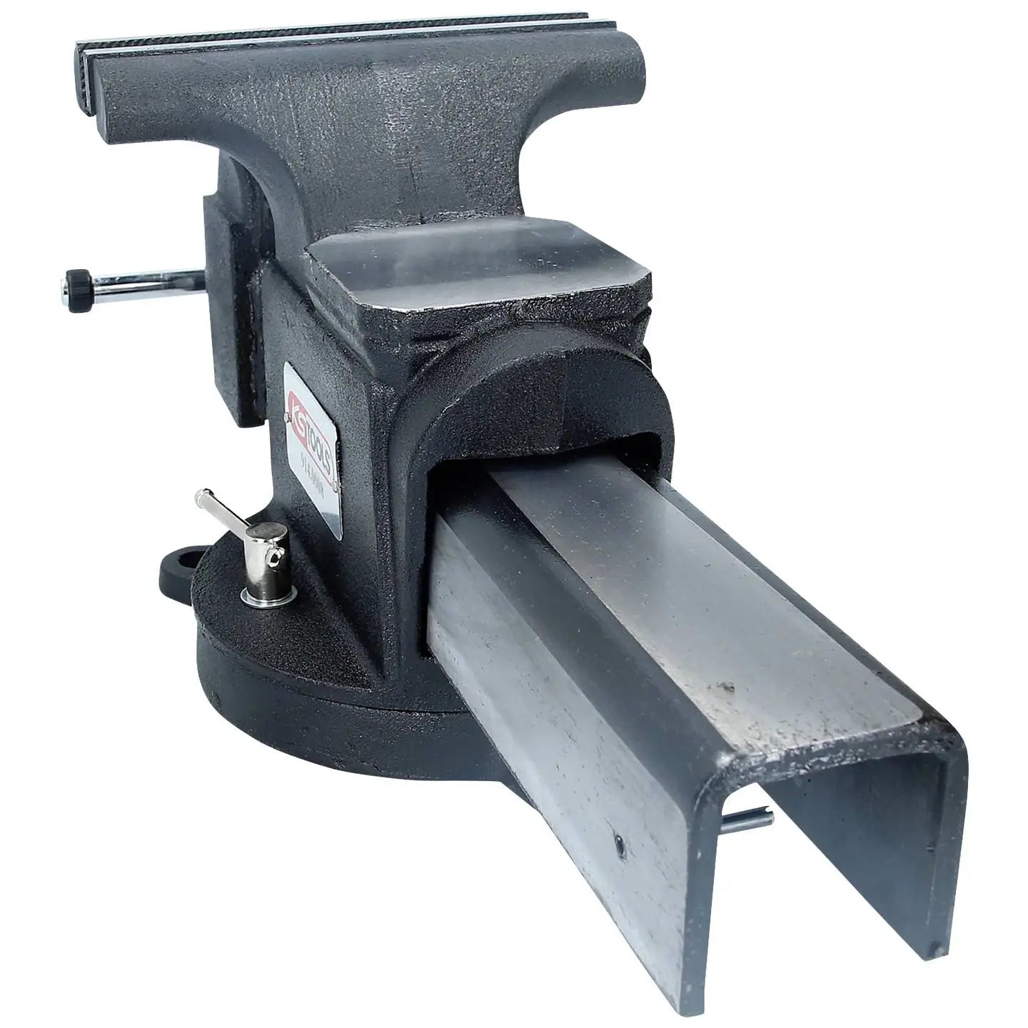 B-Ware Ks Tools Parallel Schraubstock Schraubstock Werkbank Grau 8 Zoll Spannweite  - 4042146056288