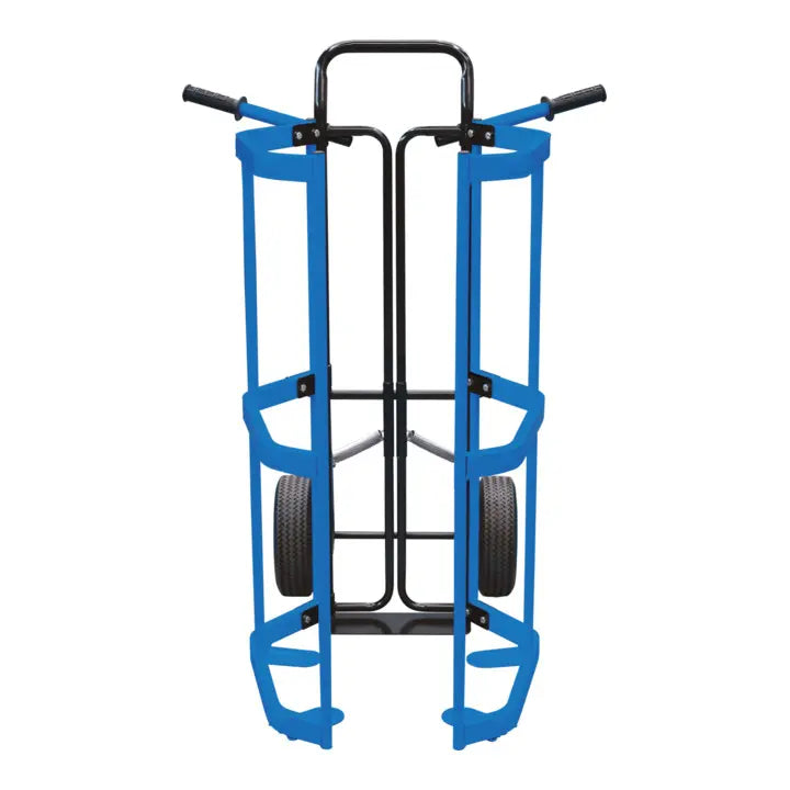B-Ware Ks Tools Räderwagen Fasswagen Transportkarre Luftbereifung Bockrollen 280kg - 4042146825525