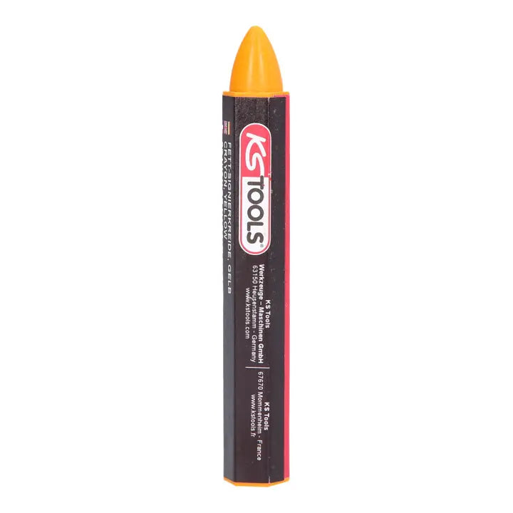 B-Ware Ks Tools Signierkreide Markierstift Gelb Kreide Nicht Verwischbar 12er Pack - 4042146204528