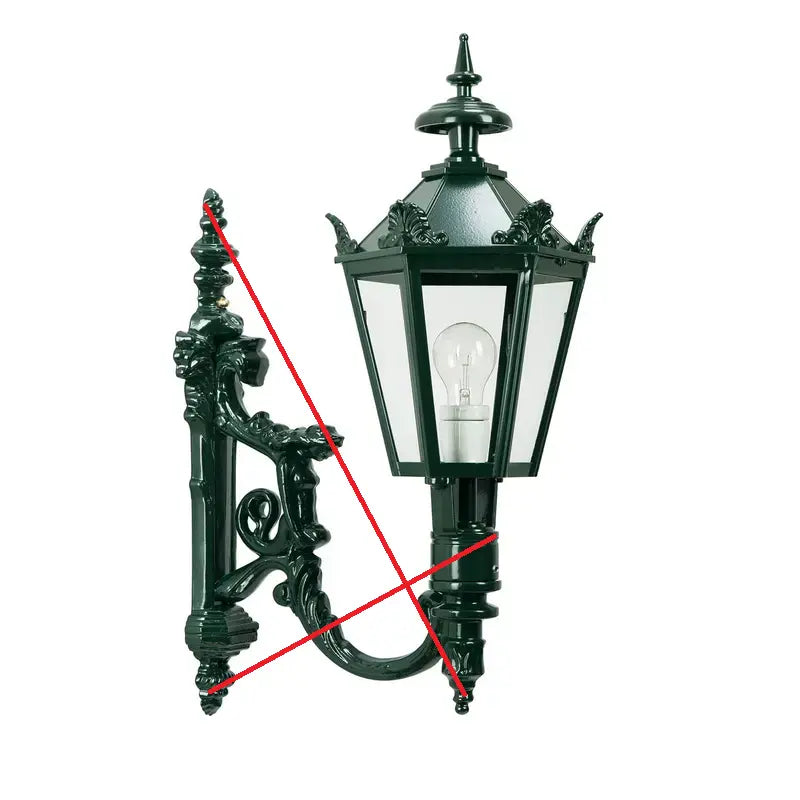 B-Ware Ks Verlichting Außenwandleuchte Charles Außenlampe Leuchte Grün Siehe Text/Foto - 8714732140201