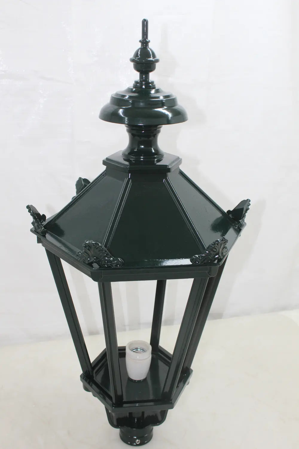 B-Ware Ks Verlichting Außenwandleuchte Charles Außenlampe Grün Höhe 1m Siehe Text/Foto - 8714732140201