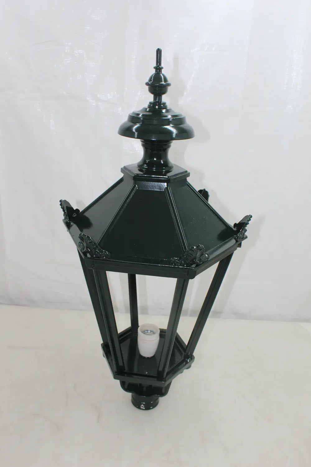 B-Ware Ks Verlichting Außenwandleuchte Charles Außenlampe Grün Höhe 1m Siehe Text/Foto - 8714732140201