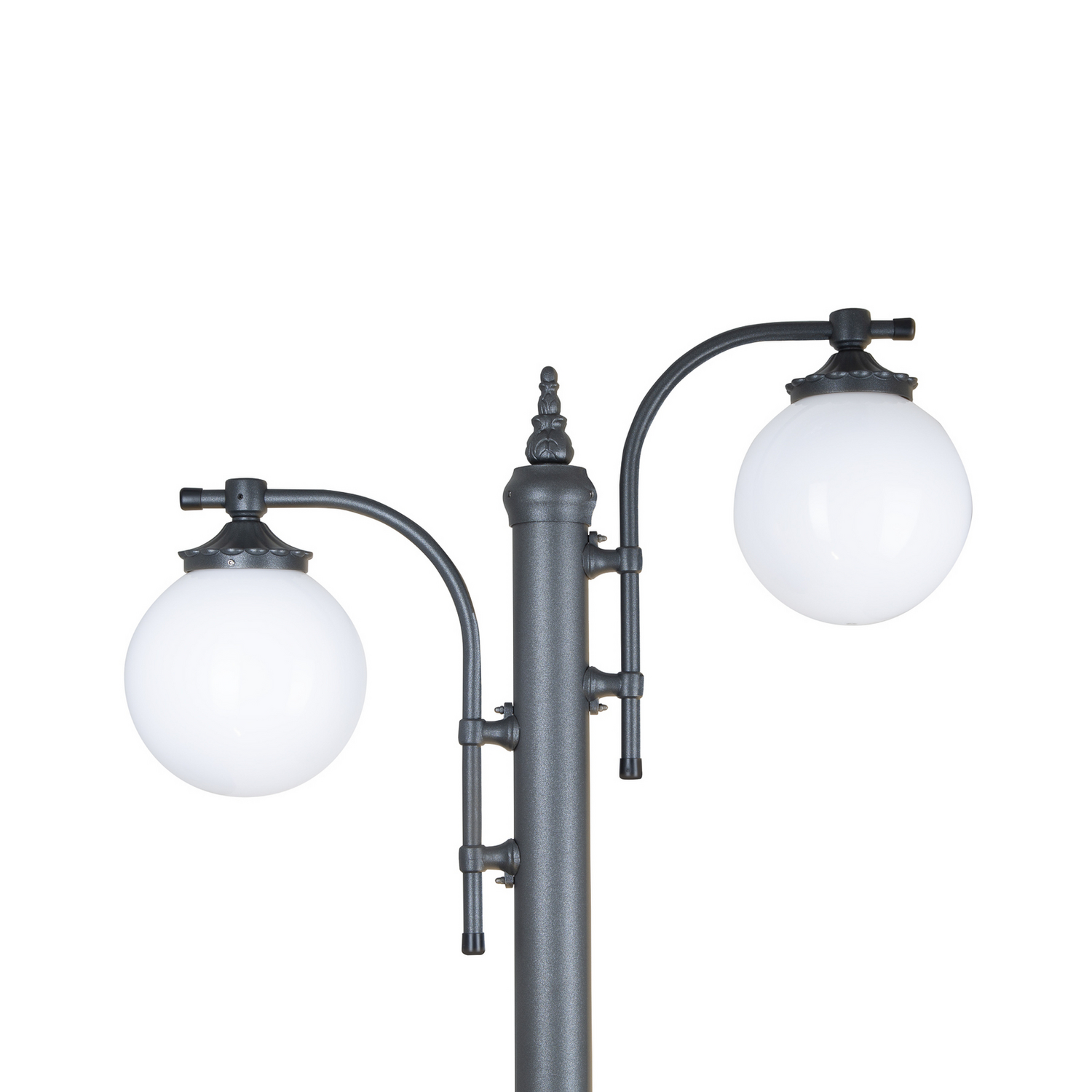 Ks Verlichting Mastleuchte Außenlampe Madeira Außenleuchte 2 Flammig Anthrazit B-Ware - 8714732715676