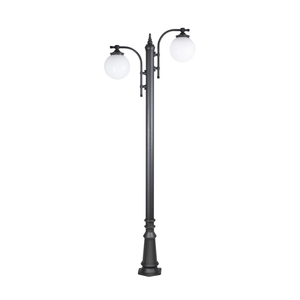 B-Ware Ks Verlichting Mastleuchte Außenlampe Madeira Außenleuchte 2 Flammig Anthrazit